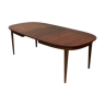 Table ovale d'extension de bois de rose d'Omann Jun