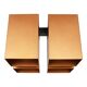 Bronze 'Viervoud' ceiling light by Raak, 1970s