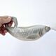 Gravy Boat With Handle Old Earthenware Ceramic Sarreguemines Salmon Fish Shape