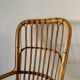 Bamboo and rattan rocking chair