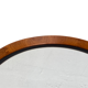 Miroir suédois en teck du milieu du siècle par Uno & Östen Kristiansson pour Luxus 50cm
