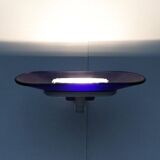 White vintage wall sconces Jill by Perry King, S. Miranda, G. Arnaldi for Arteluce, set of 2.