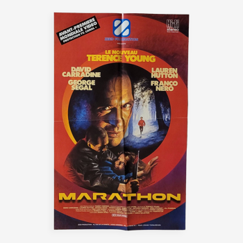 Marathon movie poster - vintage 1988 / 1989