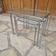Vintage nesting coffee table