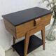 Bedside table compass foot end table 50 60 vintage Scandinavian