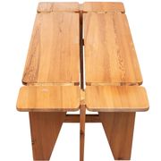 Unique Rauni Peippo Apila Pine  table Finland 1960