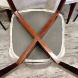 6 chaises en Skaï style scandinave