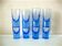 Suite of 8 blue glasses Myosotis
