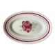 Gien earthenware dish, Bellegarde model, hand-painted