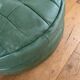 Pouf skaï vintage