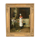 Tableau “Soubrette” signé Auguste Serrure