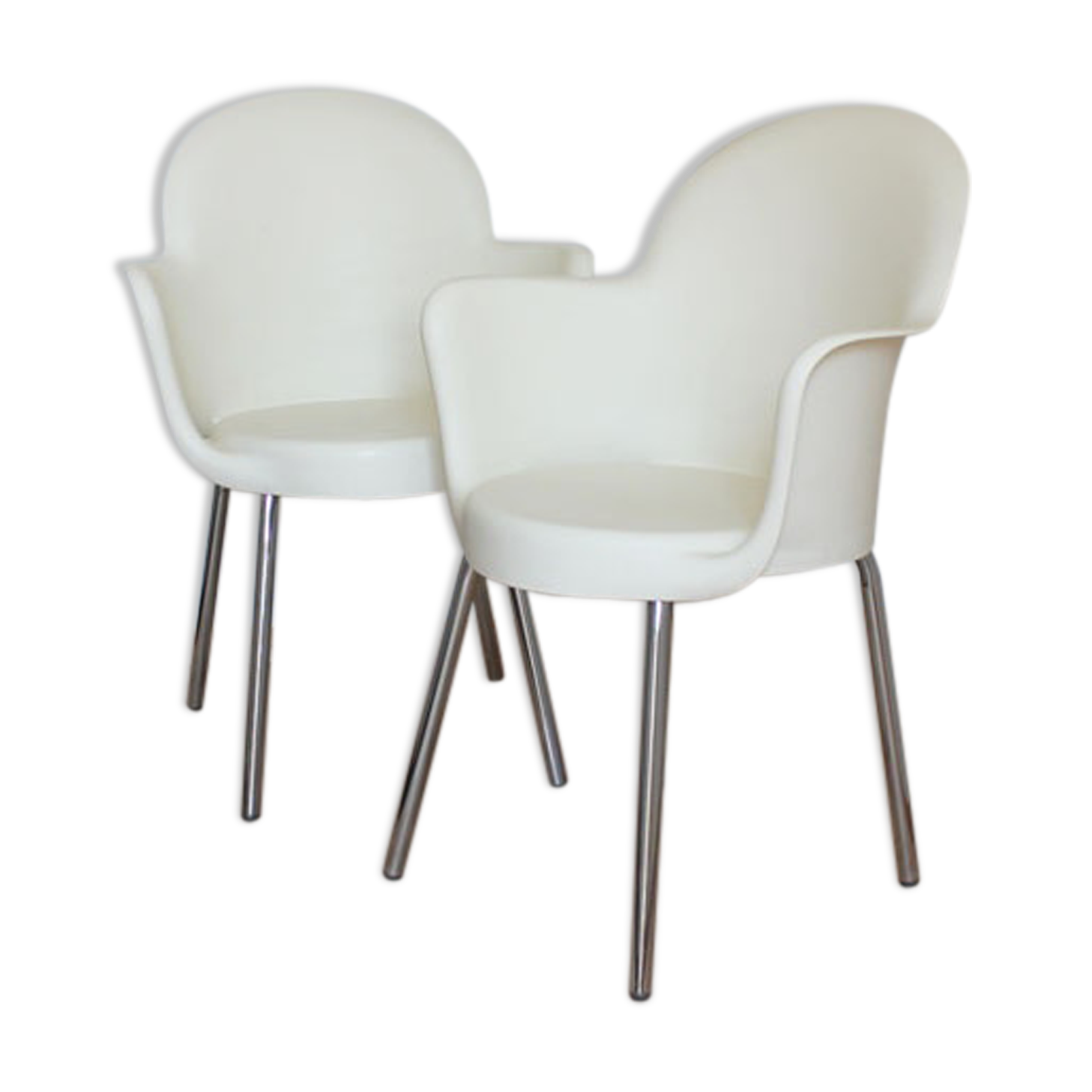 Set of 4 Armchairs "Sintesi" by Marcello Ziliani