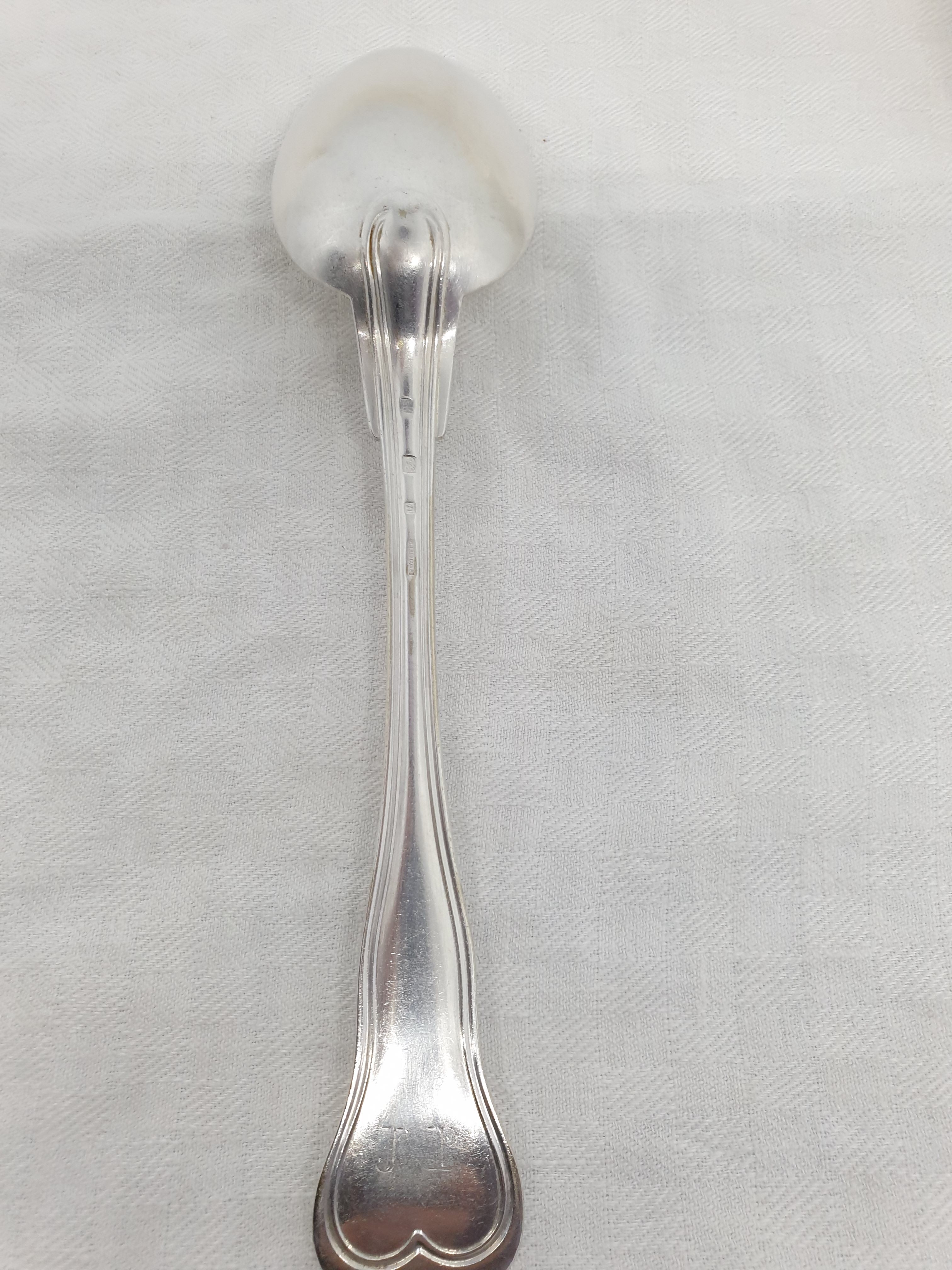 Six cuillères de table ancienne Christofle métal argenté
