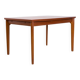 Teak dining table, made in Denmark, by the company Glos.
