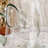 Carafe verre soufflé avec compartiment