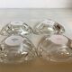 Four ashtrays playing cards spade diamond club heart