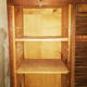 Meuble classeur à triple rideau vintage en bois