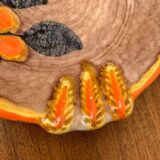 Corbeille à fruits en céramique allemande vintage de Zeller Keramik