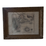 table old map Guadeloupe