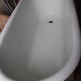 Old cast iron bathtub