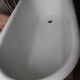 Old cast iron bathtub