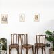 3 bistro chairs