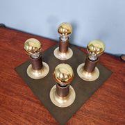 Space Age Wall Light/Ceiling Light in brass, Cosack Leuchten, 1970