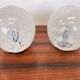 Pair of design mid century artglass Table Lamps, 1980s - Czechoslovakia