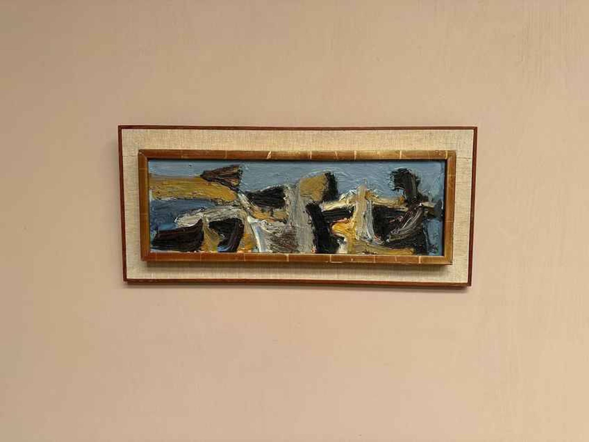 Swedish Oil on Panel – “Bird Movement” by Calle Johansson – Vintage