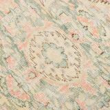 6x9 Vintage Peach Oushak Vintage Rug, 184x276 Cm