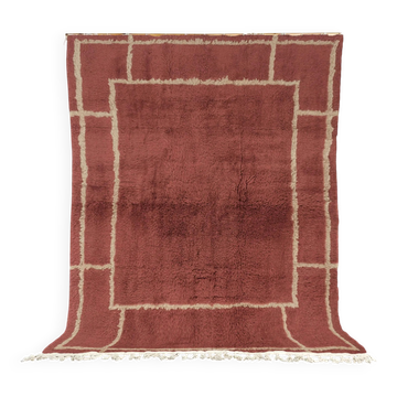 Tapis marocain en laine naturelle 3 x 2 m