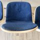 Set of 4 vintage Cojar chairs – Fermigier design – National Furniture