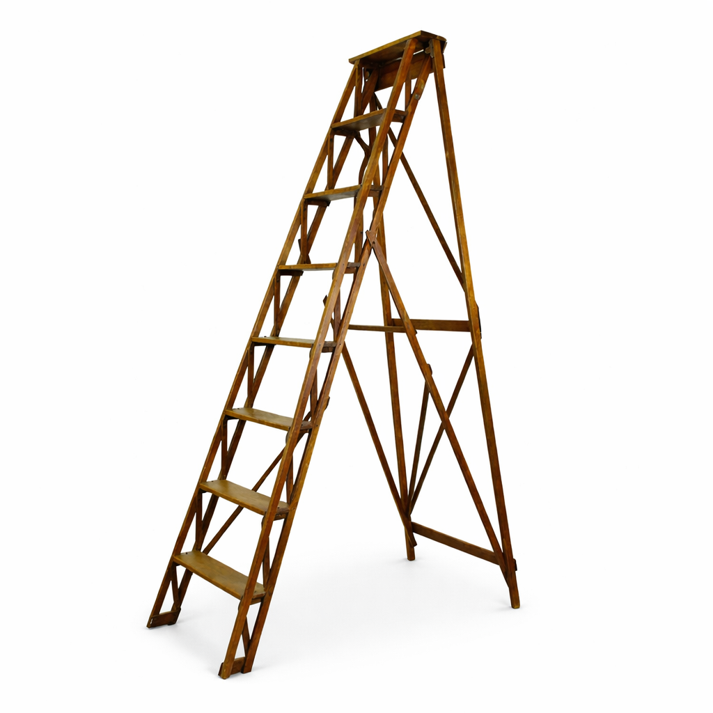 Antique Spanish Wooden Ladder