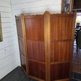3-panel mahogany screen