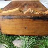 Asian wooden spice box