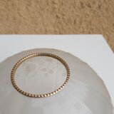 Oil lamp in porcelain and bronze XIX th