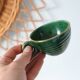 Paire de tasses vertes St Clément vintage