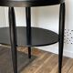 Gueridon console bois noir art déco