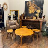 Vintage round coffee table