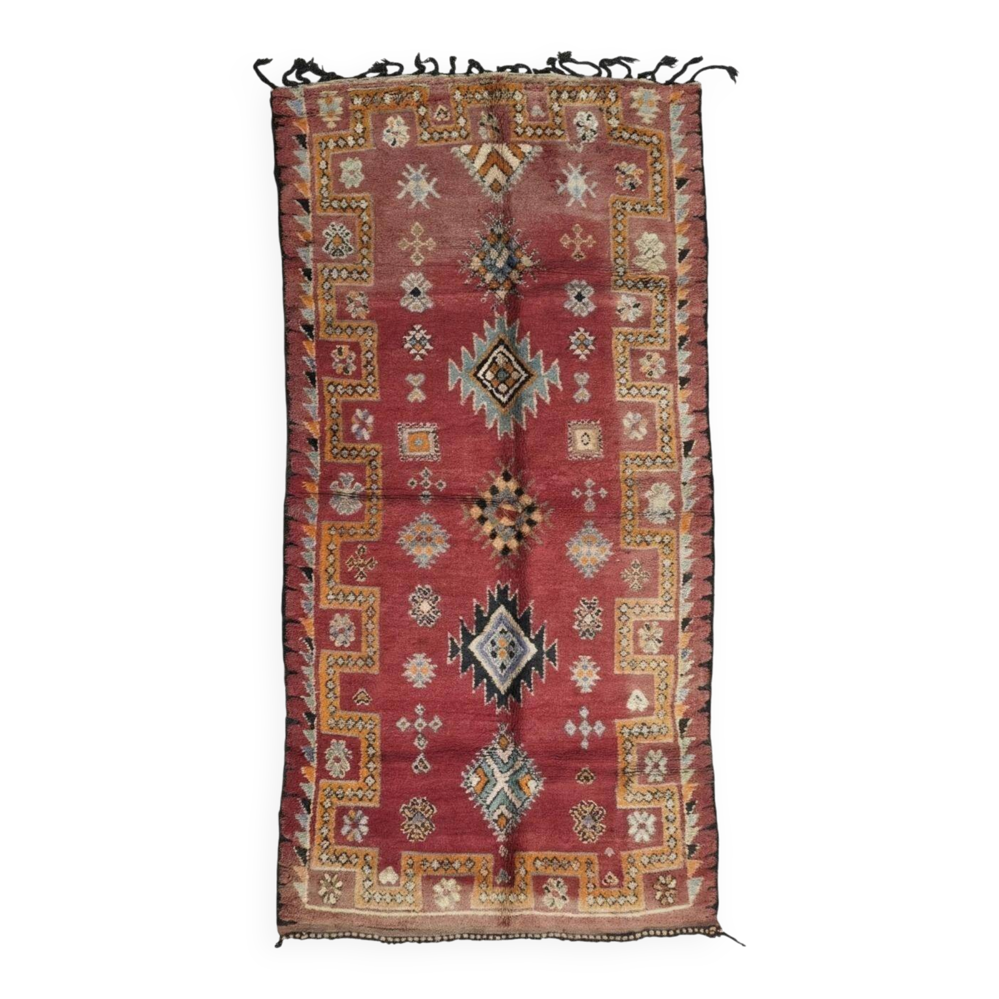 Vintage Berber Rug - 352 x 165 cm