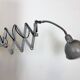 Grey Industrial Gooseneck Scissor Wall Lamp from Elektroinstala, 1960s