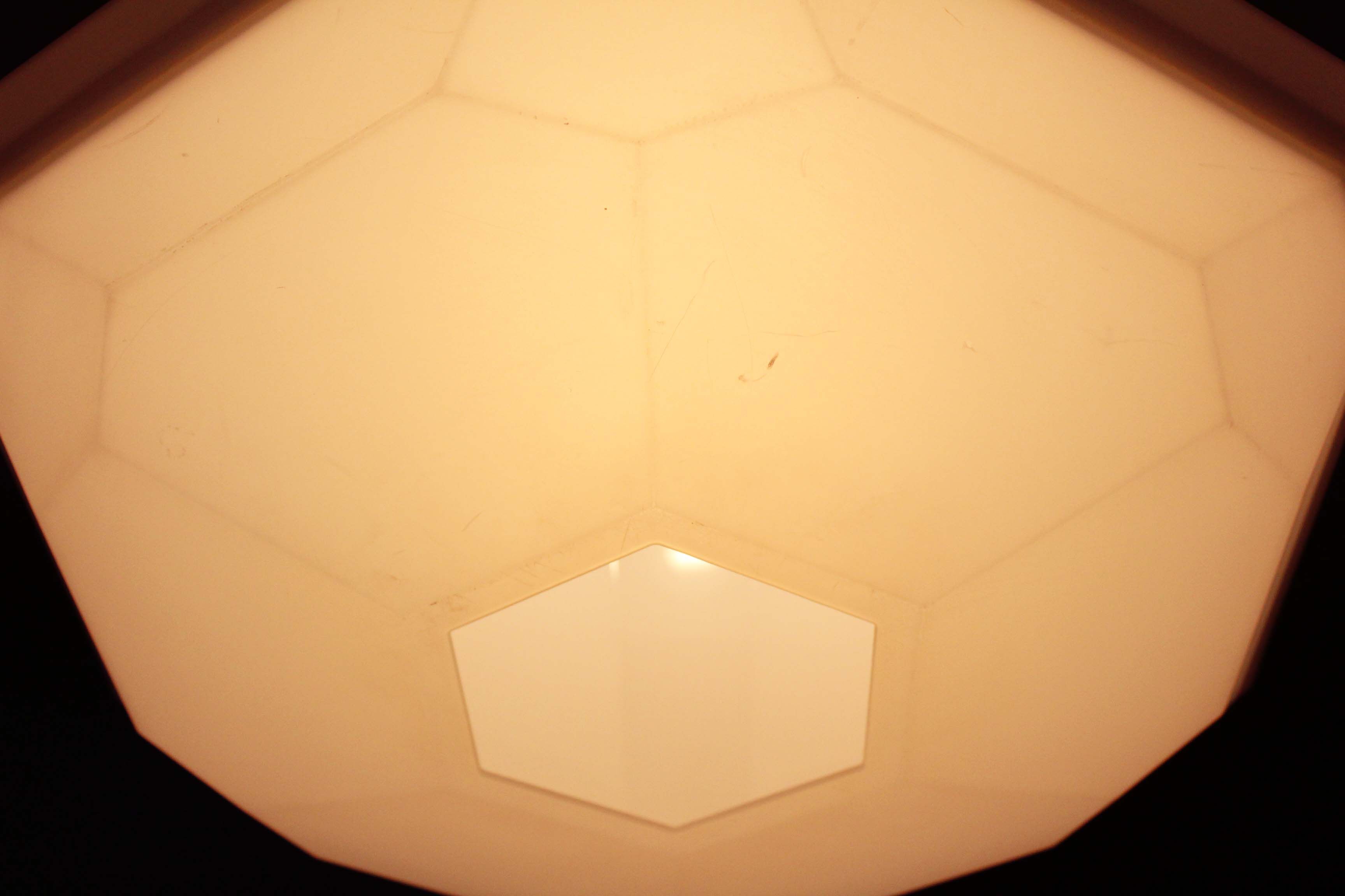 Anthroposophical hanging lamp of Rudolf Dörfler years 60