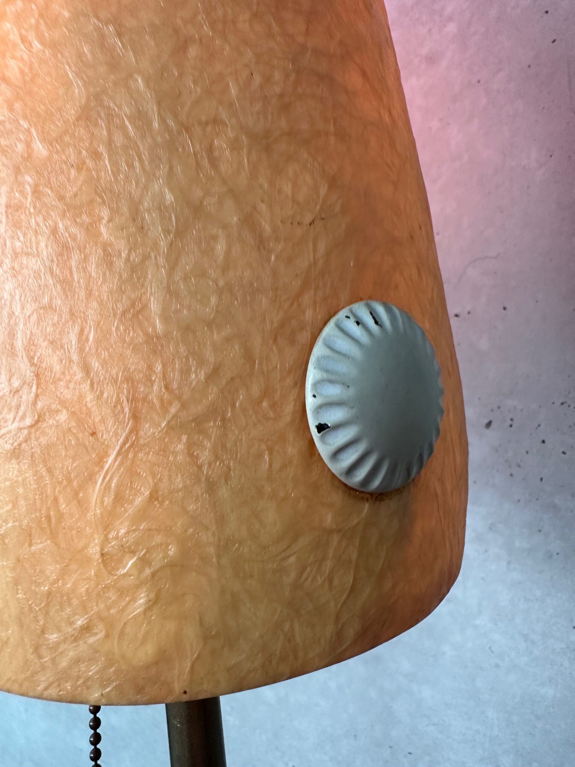 Vintage fiberglass floor lamp – Carl Auböck