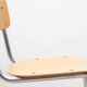 Cesca B32 chair in oak and chrome style