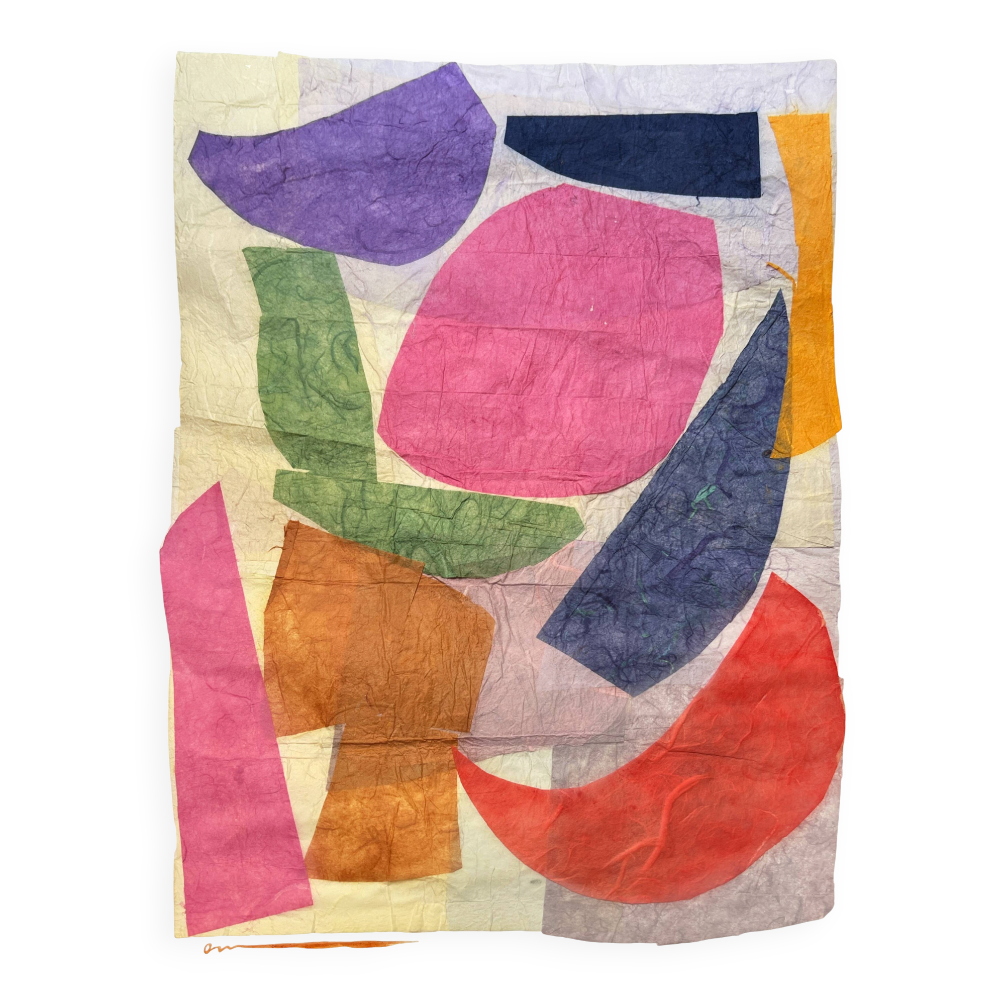 Collage on paper