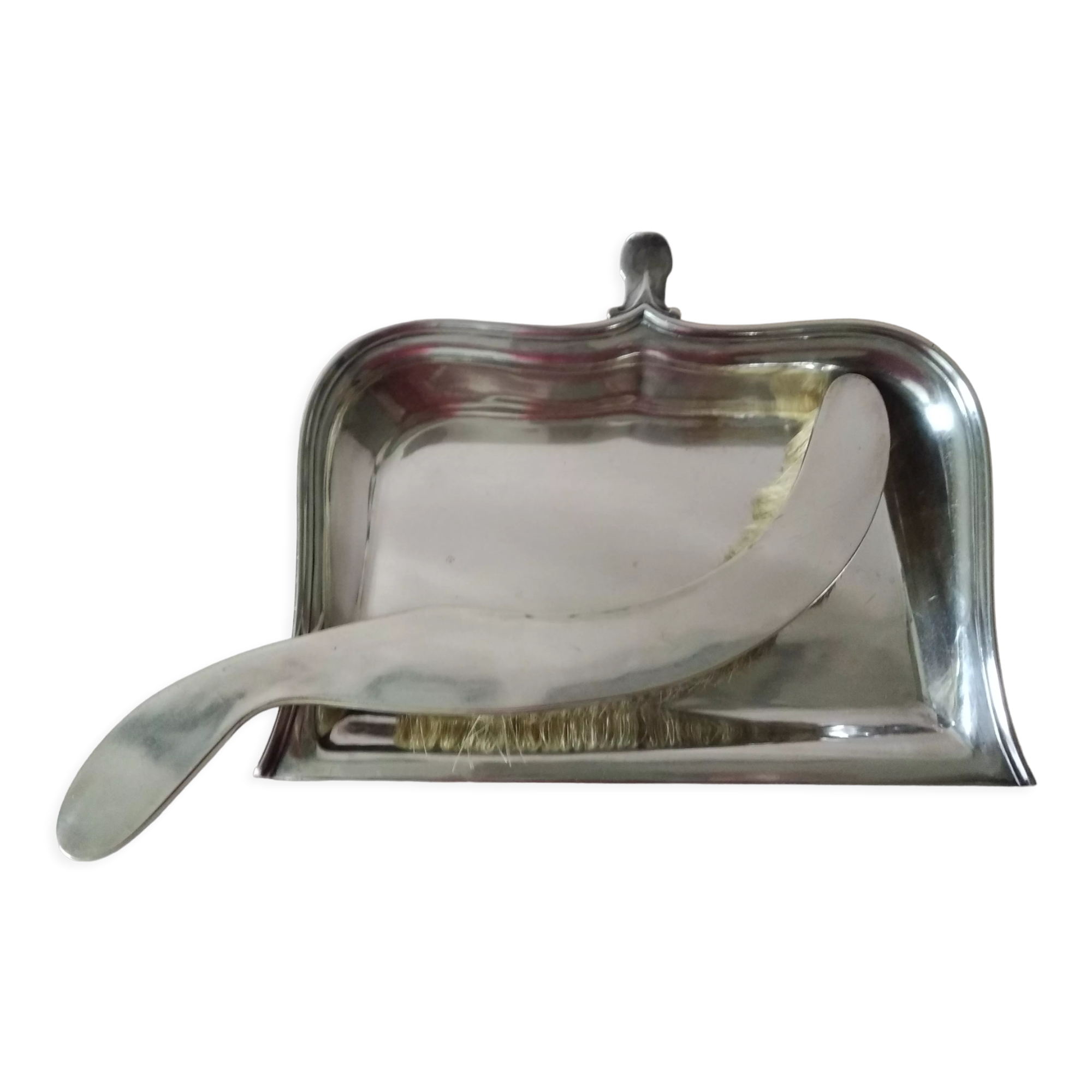 Christofle crumb collection in silver metal