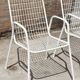 Pair of Emu Rio garden chairs in wire, Italy 1970s
