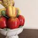 Fruit Bowl Centre Table Enamelled Ceramic Barbotine Vallauris Style