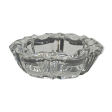 Cendrier en verre à décor géométrique