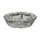 Classic geometric style glass ashtray